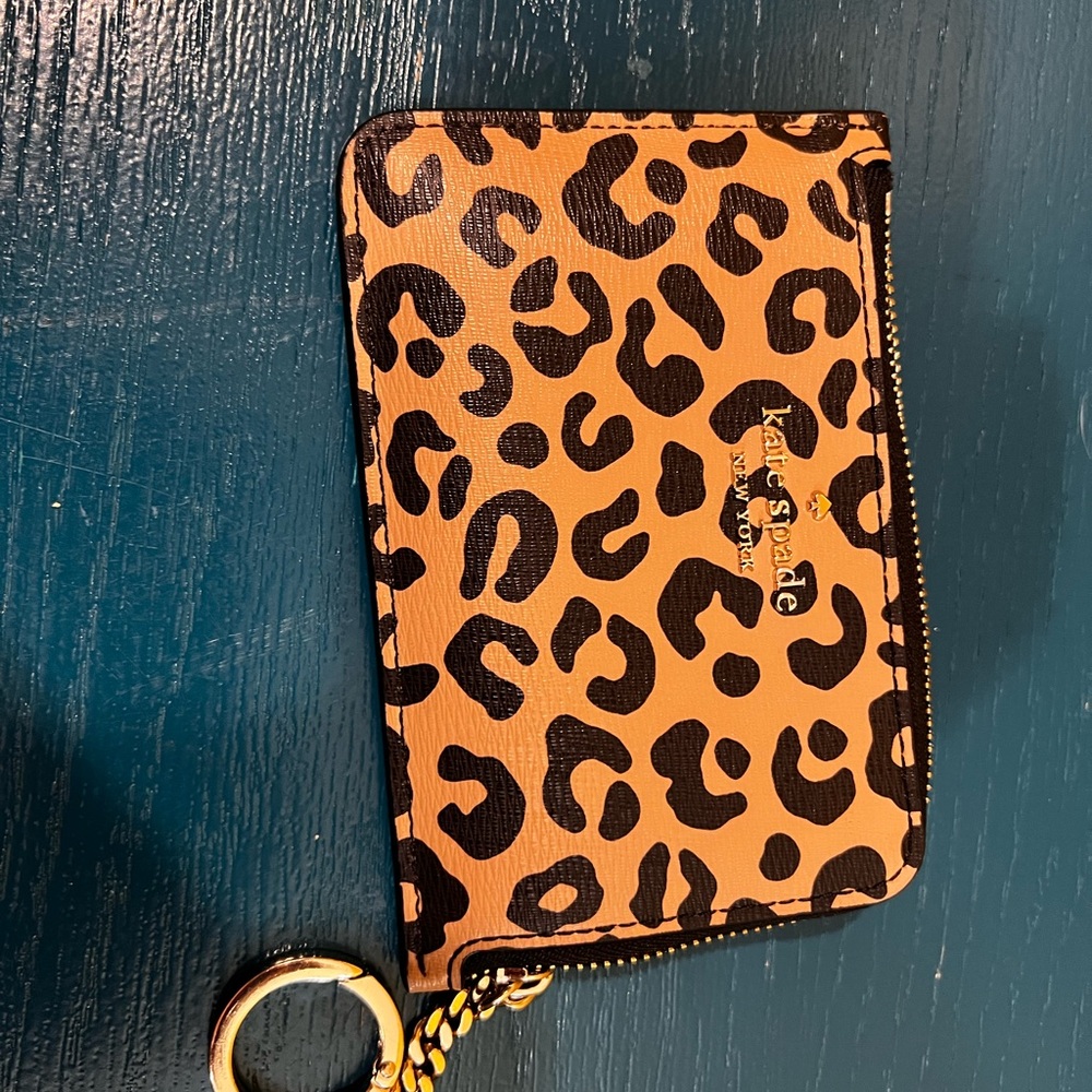 Kate Spade Leopard Print Card Holder
